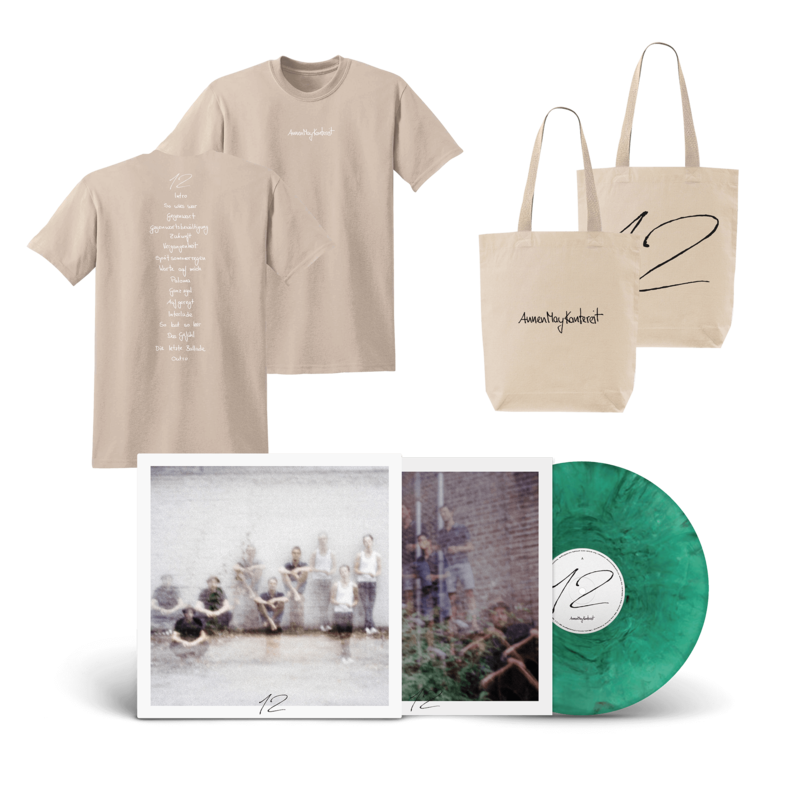 12 (Ltd. Deluxe LP + Oxfam T-Shirt Damen + Beutel) von AnnenMayKantereit - LP Bundle jetzt im AnnenMayKantereit Store